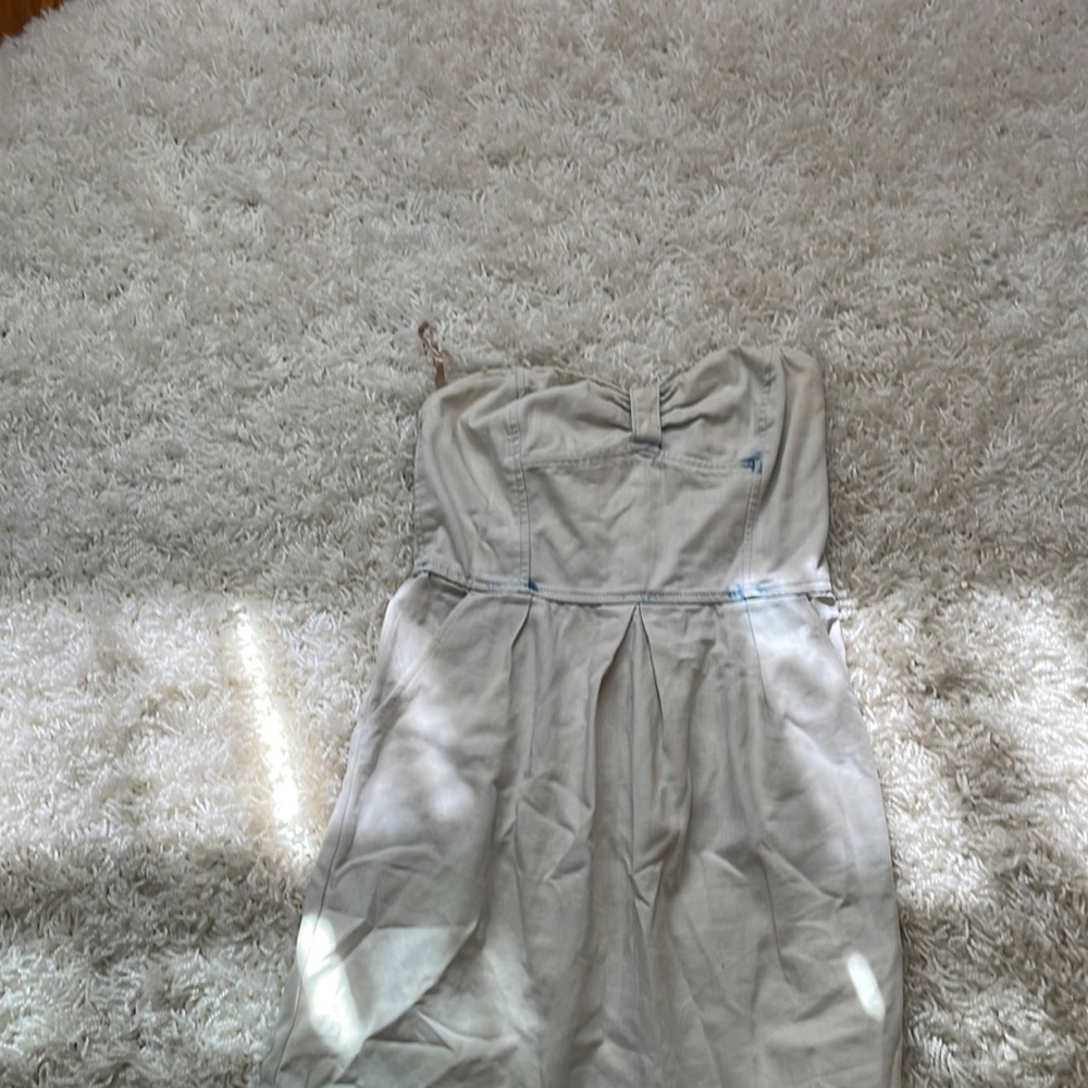 Free people denim mini dress